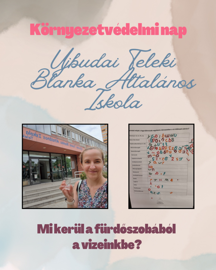 Mi kerül a fürdőszobából a vizeinkbe? Általános iskolai kampány, 2. rész